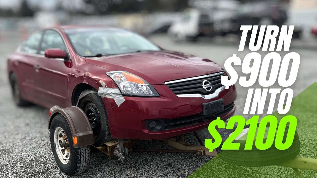How To Flip A Car 2007 Nissan Altima [4] YouTube