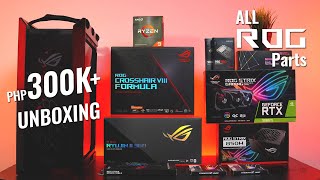 VLOG: UNBOXING - P300k+ ALL ROG Gaming PC I Crosshair 8 Formula I Strix RTX 3080 Ti I Ryzen 9 5950X