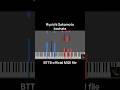 Ryuichi Sakamoto - bachata (BTTB official MIDI file) piano tutorial