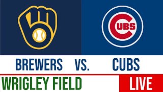 LIVE SHOW Chicago Cubs FriDAY Watch Party | Cubs vs Milwaukee Brewers