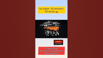 V8 Engine Animation With Explosions And Sparks #engine #engineering