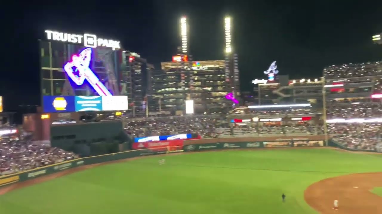 Austin Riley HR in 2023 NLDS Game 2 Crowd Reaction Atlanta Braves Truist Park 10/9/23
