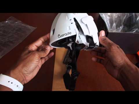 Overade Plixi Folding Bike Helmet White Unboxing