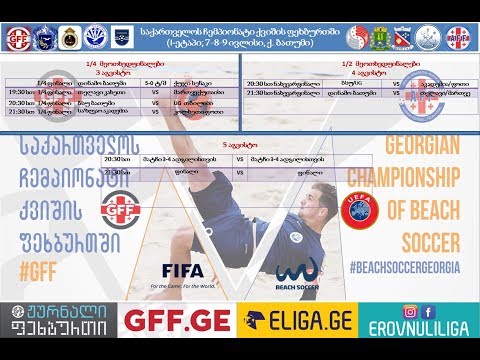 საქართველოს ჩემპიონატი ქვიშის ფეხბურთშიff