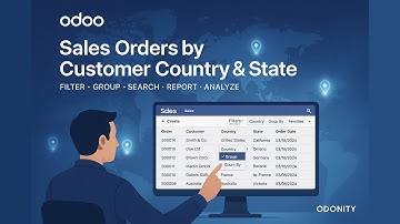 Odoo Sales Orders by Customer Country & State – Powerful Geo Reporting with Filters, Grouping Report