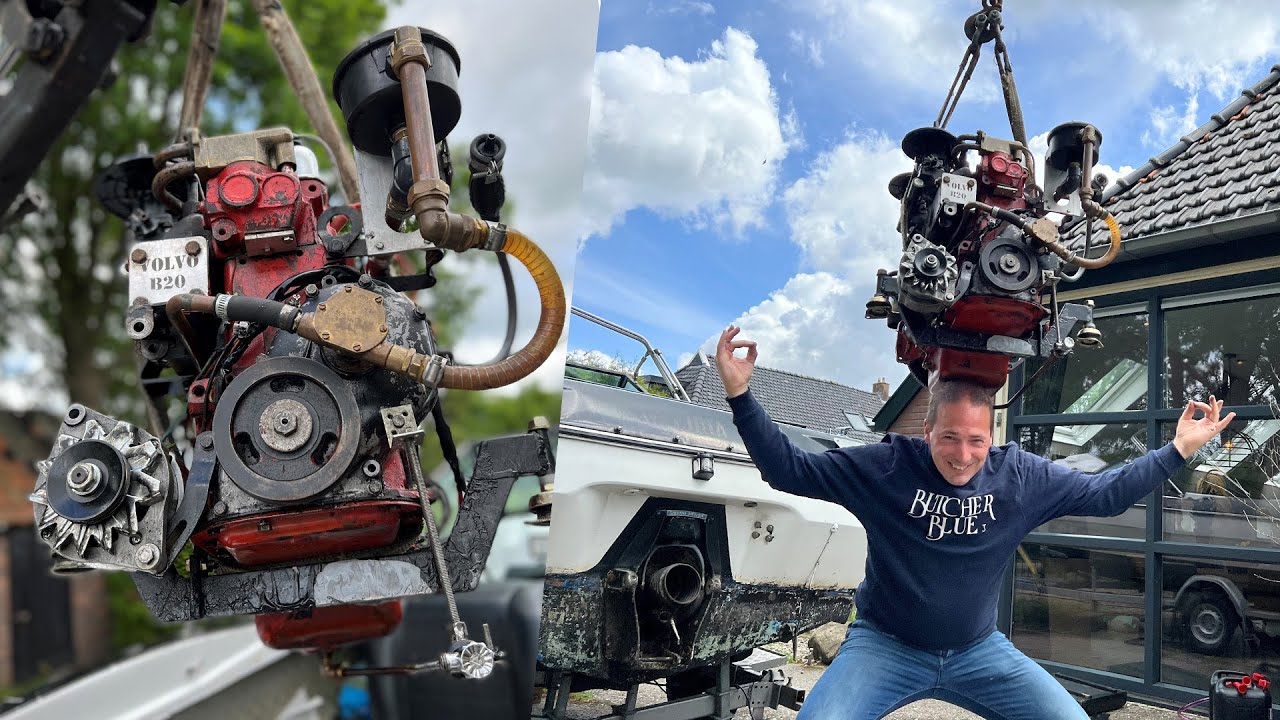 MOTOR UIT BOOT HALEN VAN SVEN&KOEN