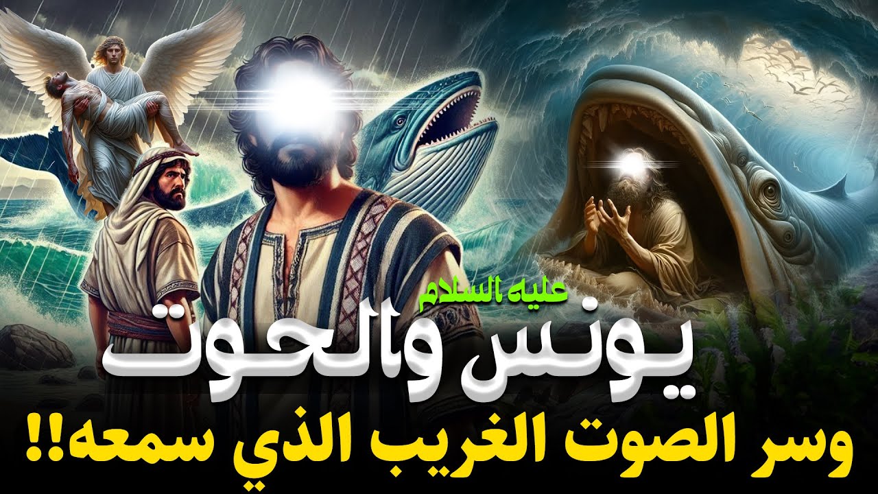 يونس R قصص القران - قصة نبي الله يونس وما سر الصوت الغريب الذى سمعه وهو في بطن ...
