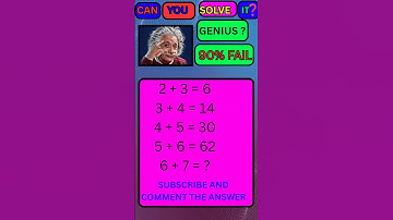 Can You Solve This? | Viral Math Puzzle. #mathpuzzle #maths #iqtest #logicpuzzle #shorts