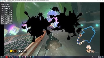 Mario Kart 8 GamePlay - Cemu 1.16.0 [WIP 11] [VULKAN] [AMD RX 460]