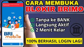 Cara Membuka Blokir BRIMO Agar Bisa Login Kembali Tanpa Datang Ke BANK