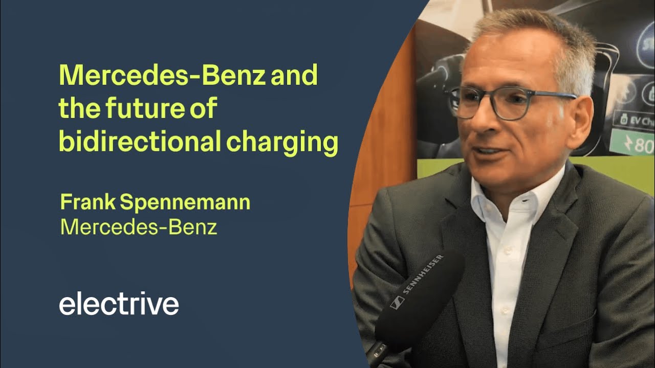Mercedes-Benz and the future of bidirectional charging - Frank Spennemann from Mercedes-Benz