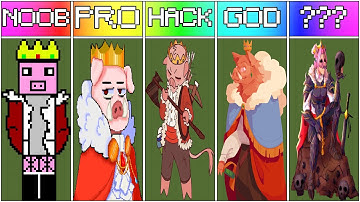 NOOB vs PRO vs HACKER vs GOD vs ??? | Minecraft Pixel art | 🔥 Technoblade 🔥
