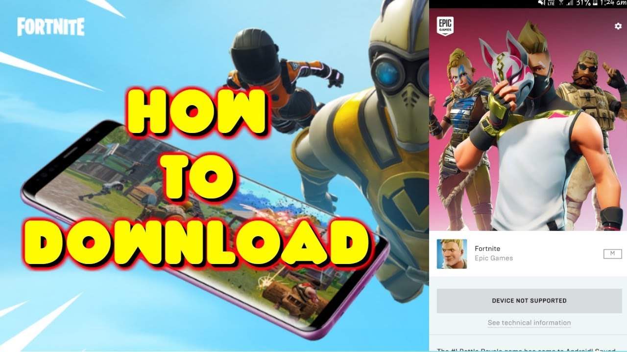 HOW TO DOWNLOAD FORTNITE ON ANDROID - FORTNITE BETA IS ...