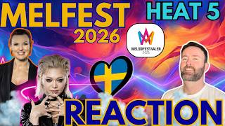 🇸🇪 Melfest SF5 REACTION ALL 6 Songs | Sweden🇸🇪 | Eurovision 2026 #melodifestivalen #Mello