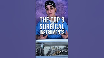 Top 3 Surgical Instruments You Need to Know!🔎 #sterileprocessing  #medicalinstruments