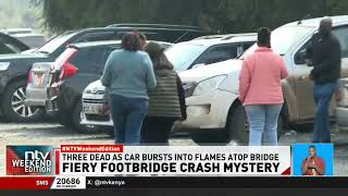 Three people killed in a grisly road accident along Raila Odinga Road