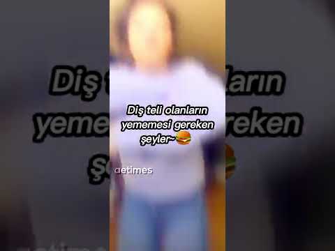 Diş teli olanların yememesi gereken şeyler~🍔