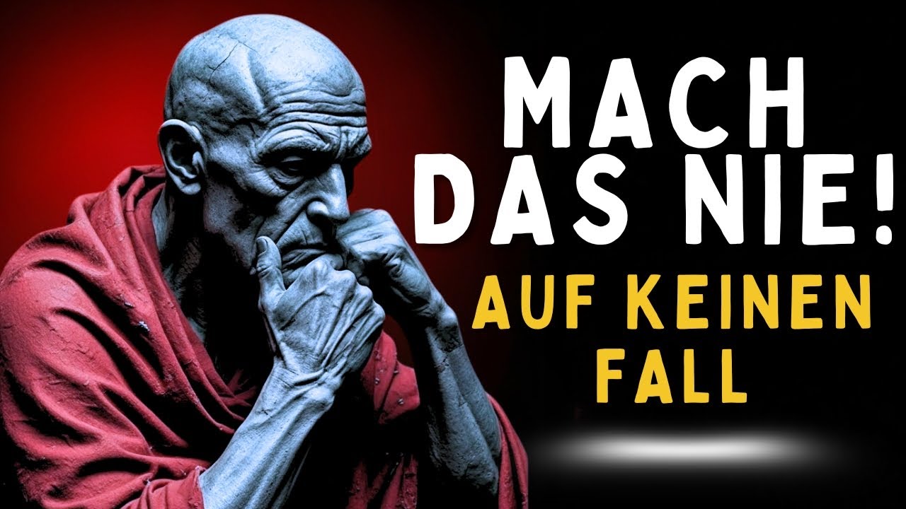 Mach das NIE, wenn sie kalt ist! | Stoizismus