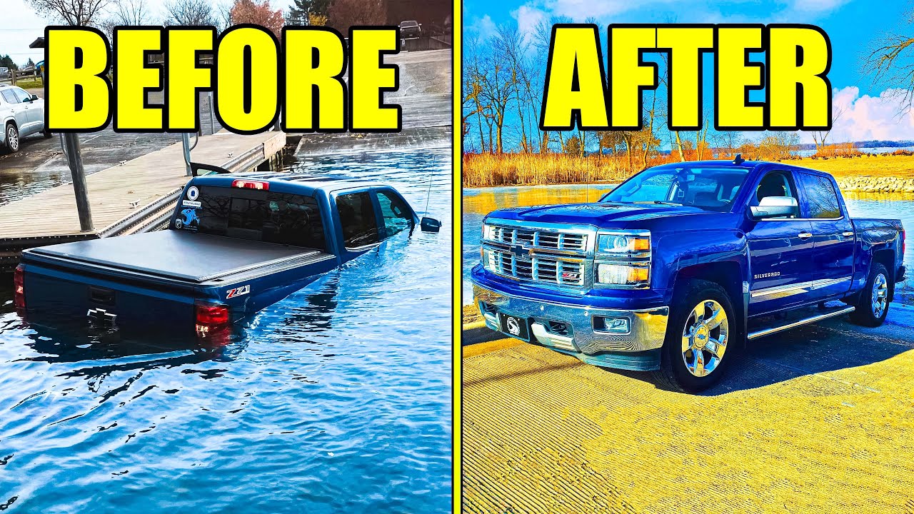 COMPLETELY REBUILDING A SILVERADO THAT FELL INTO A LAKE & FROZE!