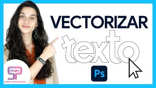 TRUCO para Transformar los TEXTOS en VECTORES en Photoshop ⏱