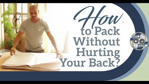 How to Pack Without Hurting Your Back