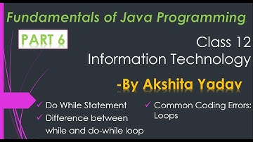 Class 12 IT Code 802 | Java | Part 6  - By Akshita Yadav #class12 #java #informationtechnology