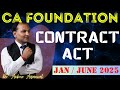 contract Act 1872 | Ch - 5 | lecture -3 | FREE CONCENT : CA Foundation jan/June 2025 | Business Law