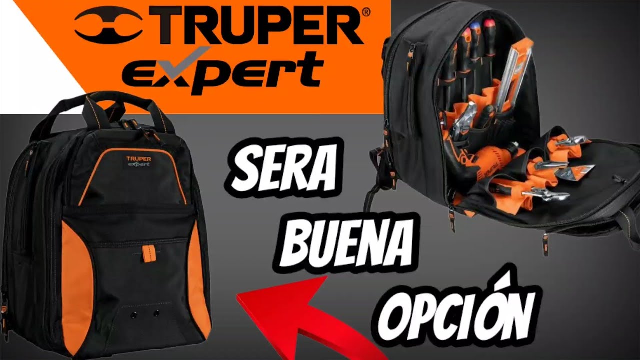 La Mochila porta herramientas Expert será muy buena para tu  trabajo.(Truper) 