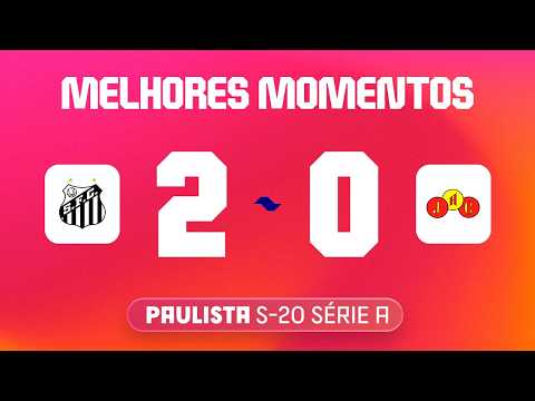 SANTOS 2 X 0 JABAQUARA | HIGHLIGHTS | SECOND STAGE (SECOND LEG) | PAULISTA U-20 SÉRIE A