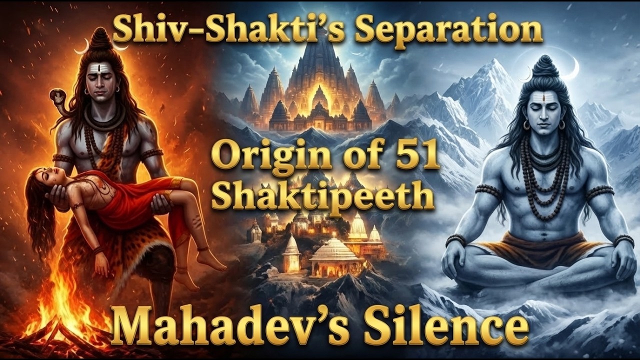 Shiv–Shakti ka Viyog 🔱 | 51 Shaktipeeth ka Janm | Mahadev ka Moun 