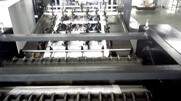 JGA104 testing video - High speed UV coating machine