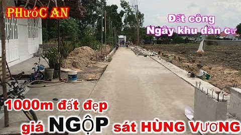 [BÁN] Lô đất công đẹp giá cực rẻ ở xã Phước An – bất động sản nhơn trạch