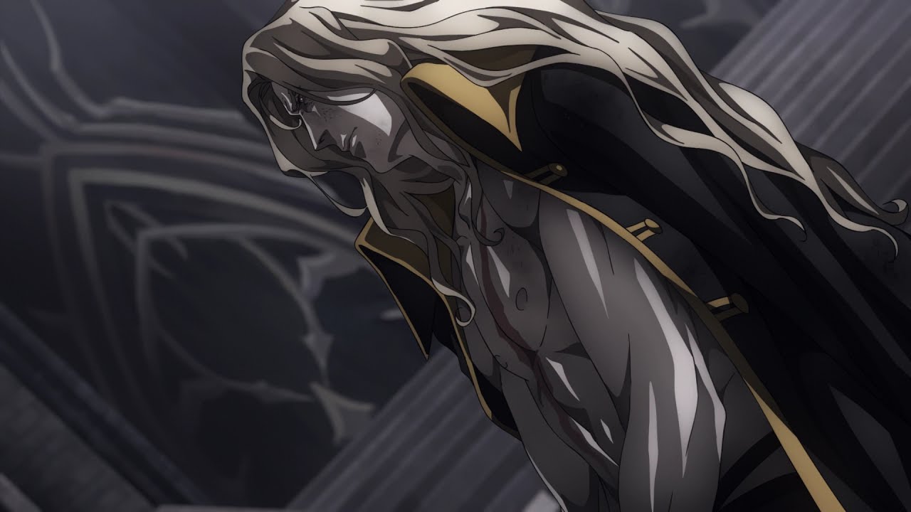 Castlevania - Drunk Alucard Taking A Leak In His Beautiful Japanese Zen Garden