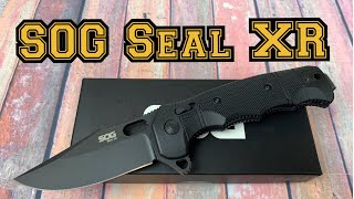 SOG Seal XR Flipper/Includes Disassembly/ This Seal has a flipper !  And it’s seriously tough !