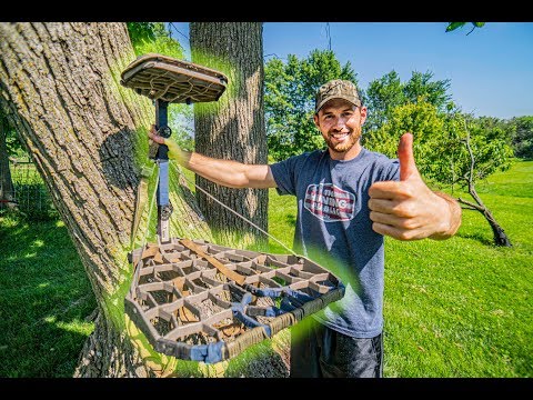 HOW TO HANG TREESTANDS! Mobile Hunting Setup