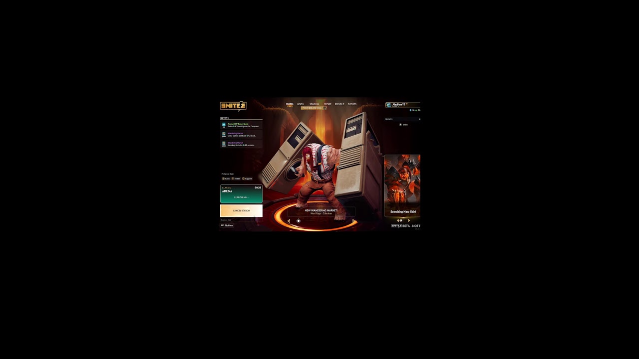 Smite 2 Finally unlocking main game !!!