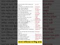 বাংলা সাহিত্য ১ মার্ক কমন যা যা প্রথম #বাংলা #সাহিত্যচর্চা #টেকনিক #tricks #bangla