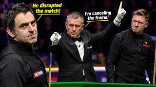 All the spectators burst out laughing when Ronnie O’Sullivan did it!