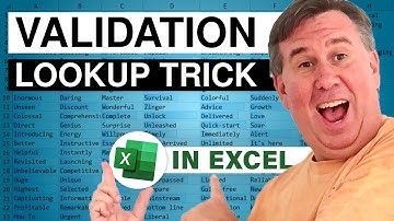 Excel - Moving the ToolTip from Data Validation will Break the Validation - Episode 1191