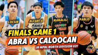 Download Lagu FINALS GAME 1.ABRA VS CALOOCAN | JUNIOR MPBL U21 NORTH DIVISION GAME HIGHLIGHTS  MP3