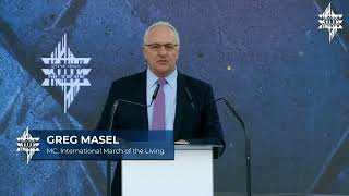 Greg Masel's introduction to the 2026 March of the Living ceremony
