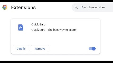 Quick Baro browser hijacker - how to remove?