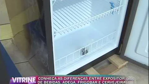 Qual a diferença entre cervejeira e frigobar?