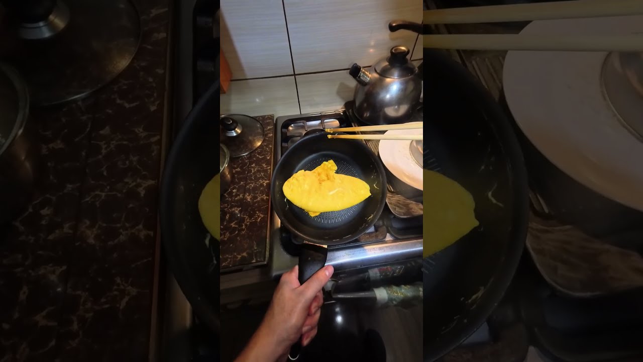 Day 117 Making Omurice Experiment Part 2 Pov Cooking Chef Kitchen Omelette Usa A