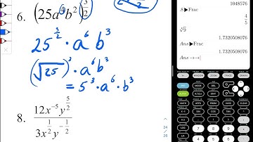 10C - Roots and Powers - Applying Exponent Laws