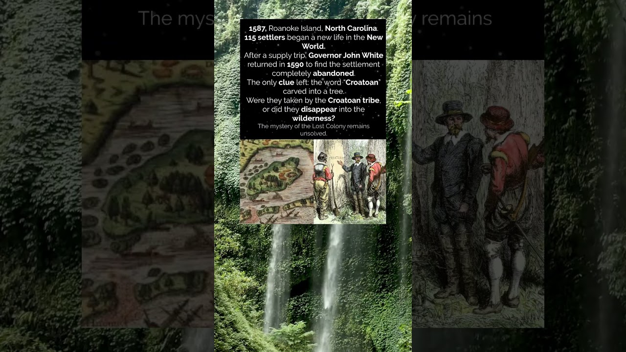 The Lost Colony of Roanoke🗺️ What Happened to 115 Settlers? 