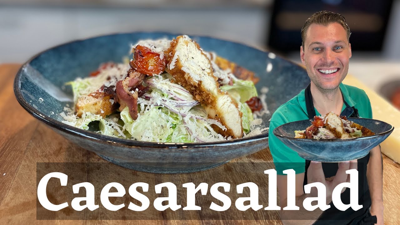 Sommarens caesarsallad med hemmagjord caesardressing | MatPoolen