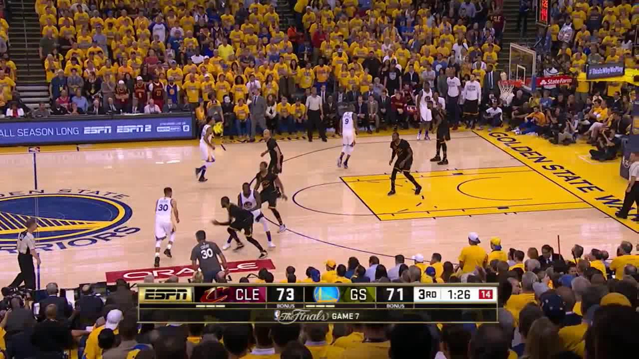 NBA, playoff 2016, Cavaliers vs. Warriors, Round 4, Game 7, Move 50, Golden State Warriors