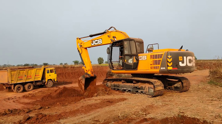 New JCB NXT 205 Excavator First Time Working in Field First working Experience Excavator