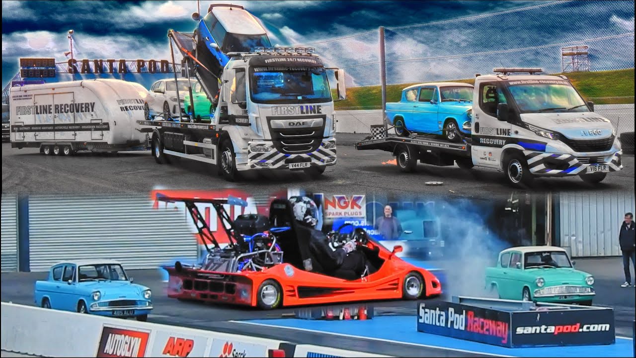 Dean, Jimmy & First Line Recovery @ Santa Pod - YouTube
